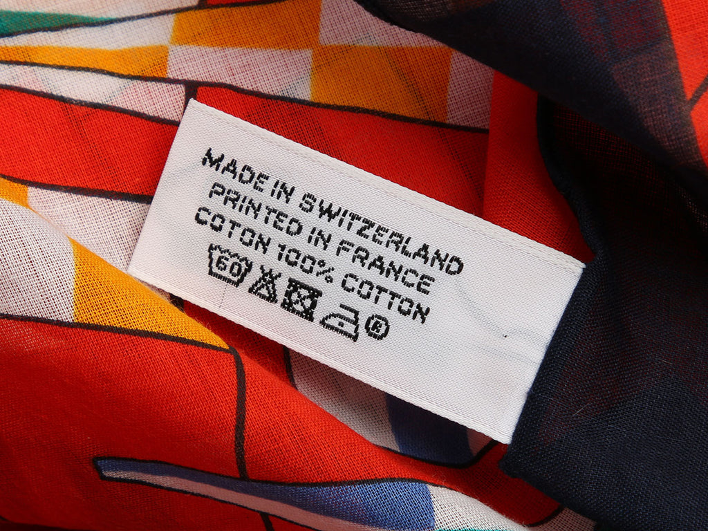 Hermès Boat Flags Cotton Pareo
