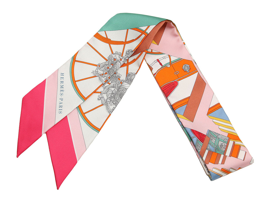 Hermès Springs Springs Bague Silk Twilly