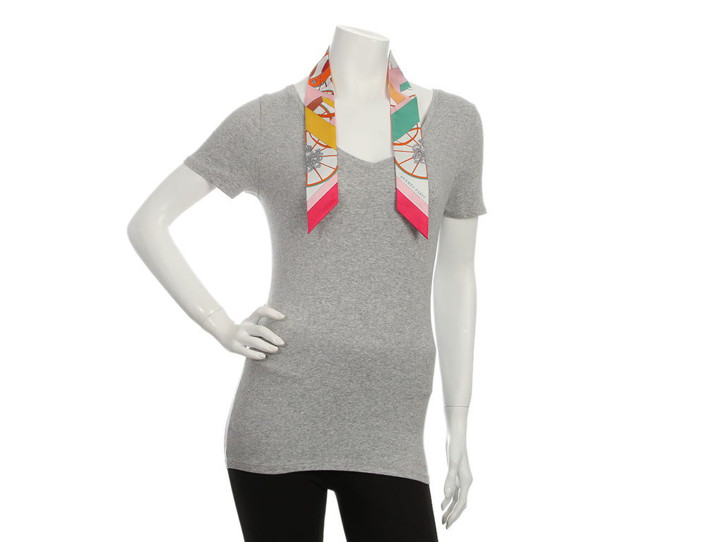 Hermès Springs Springs Bague Silk Twilly