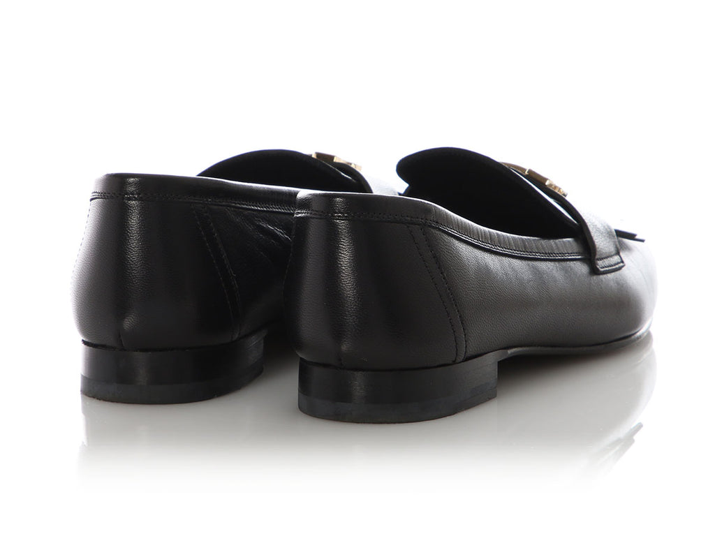 HR.Y1111.07 Hermès Black Royal Loafers