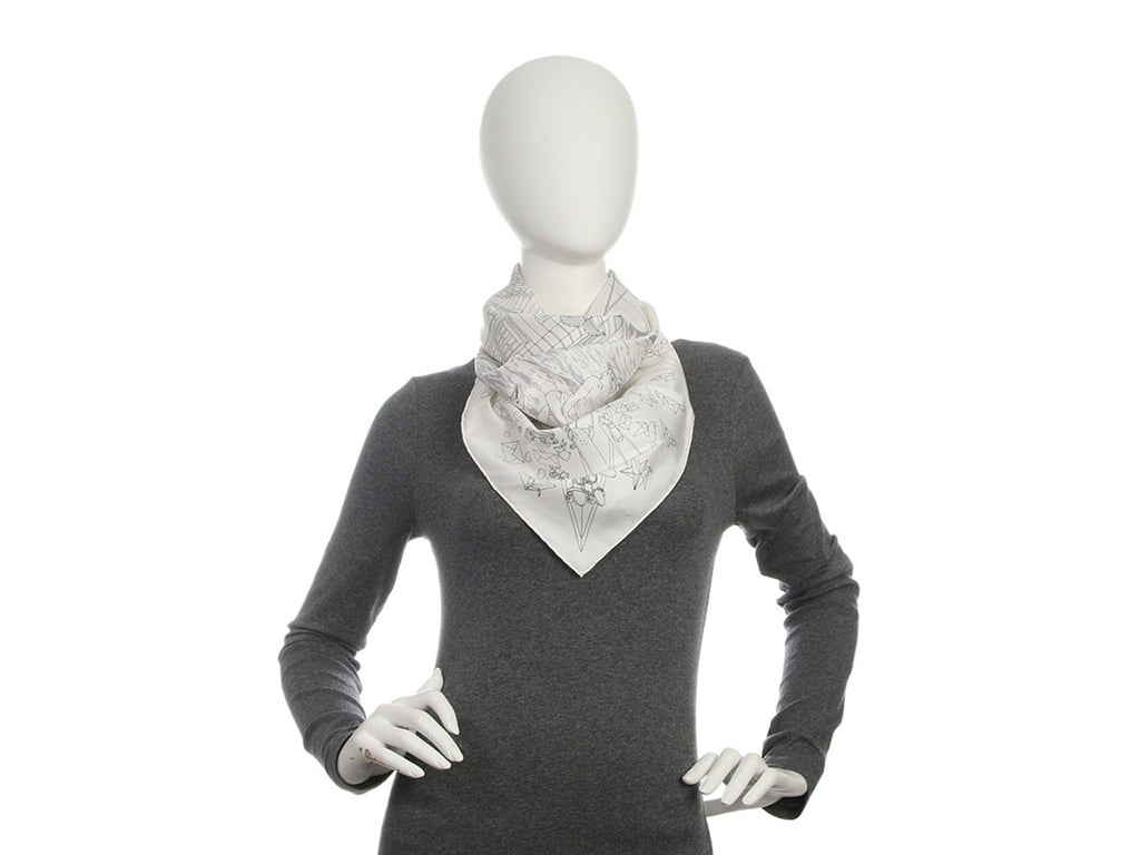 Hermès Flagship Silk Scarf 90cm
