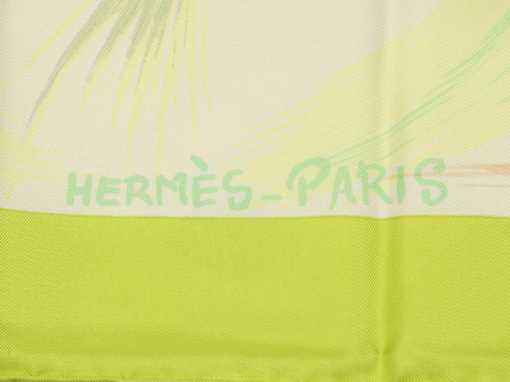 Hermès La Tour Eiffel S'envole Silk Scarf 90cm
