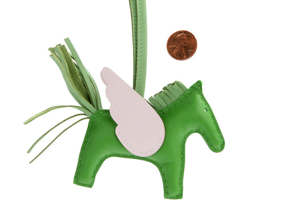 Hermès Vert Yucca Lambskin Rodeo Pégase PM