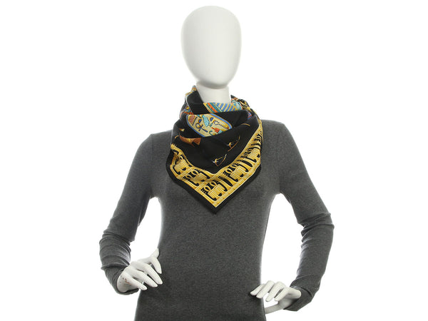 Hermès Tutankhamun Silk Scarf 90cm
