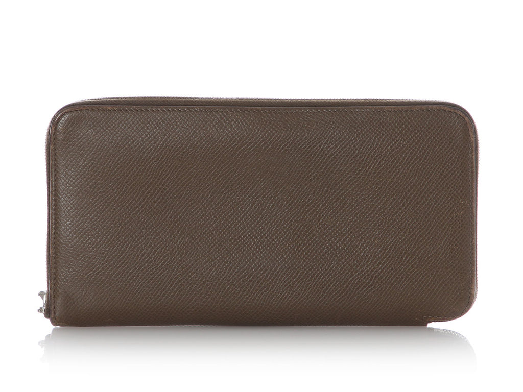 Hermès Etoupe Epsom Silk’In Long Wallet