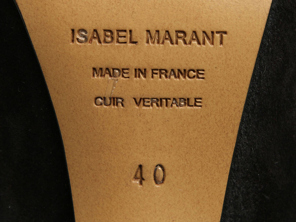 Isabel Marant Black Luliana Booties