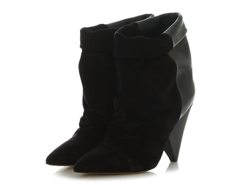 Isabel Marant Black Luliana Booties