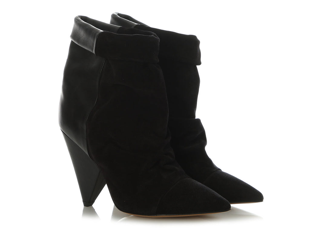 Isabel Marant Black Luliana Booties