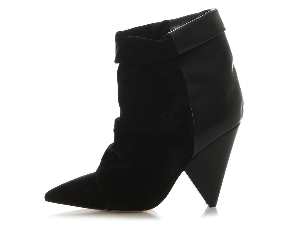 Isabel Marant Black Luliana Booties