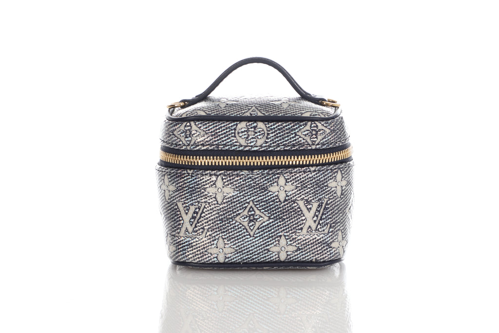 Louis Vuitton Bleu Autres Toiles Monogram Micro Vanity