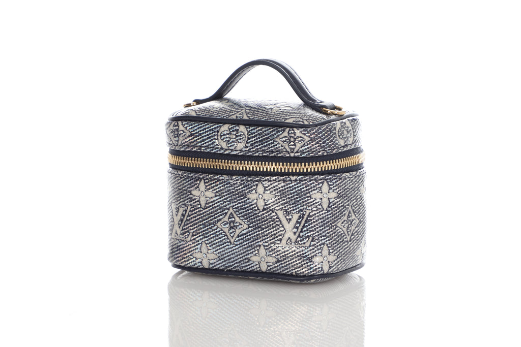 Louis Vuitton Bleu Autres Toiles Monogram Micro Vanity