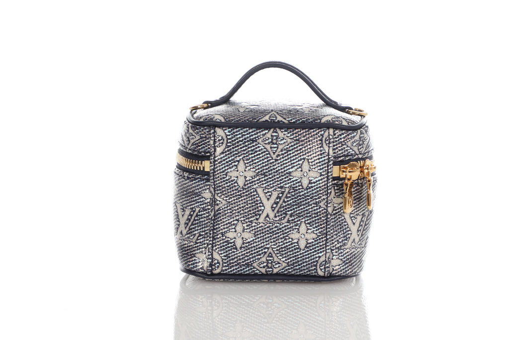 Louis Vuitton Bleu Autres Toiles Monogram Micro Vanity