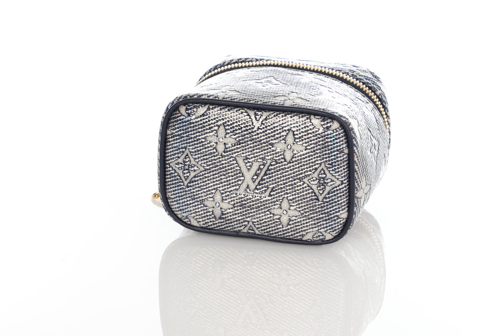 Louis Vuitton Bleu Autres Toiles Monogram Micro Vanity