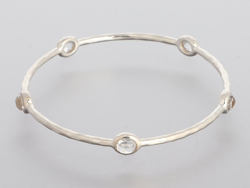 Ippolita Sterling Silver 5-Stone Rock Candy Bangle