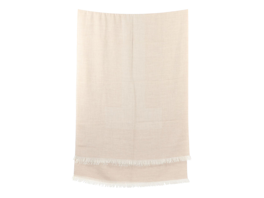 Hermès Large Beige Shawl