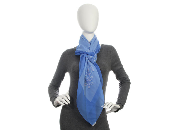 Hermès Vinci Silk Mousseline Shawl 140cm