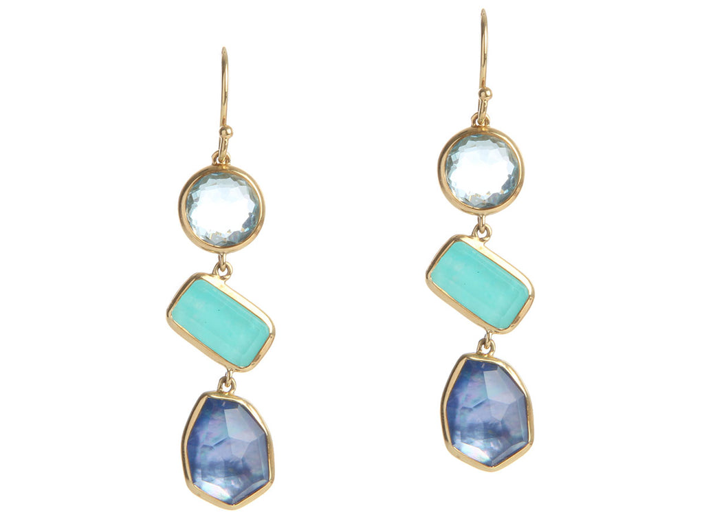Ippolita 18K Yellow Gold Waterfall Rock Candy Drop Earrings