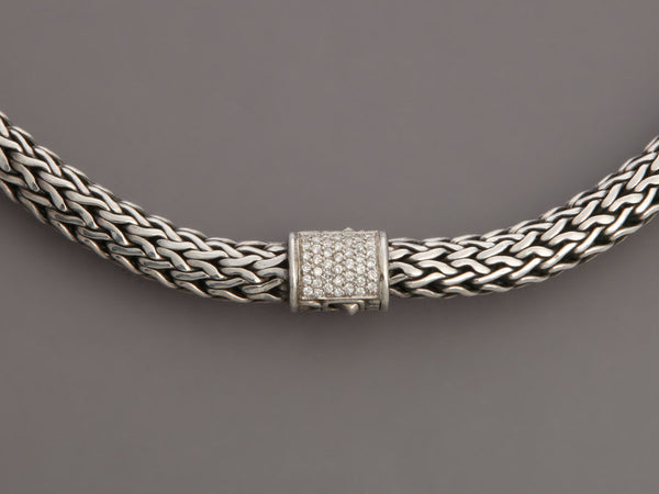 John Hardy Diamond Classic Chain Necklace