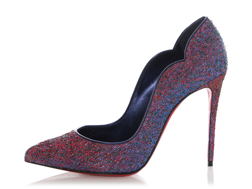 Christian Louboutin Starlight Lurex Hot Chick 100 Pumps