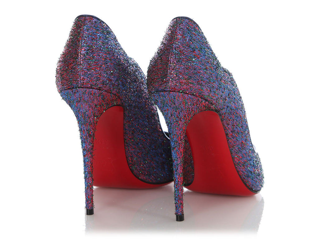 Christian Louboutin Starlight Lurex Hot Chick 100 Pumps