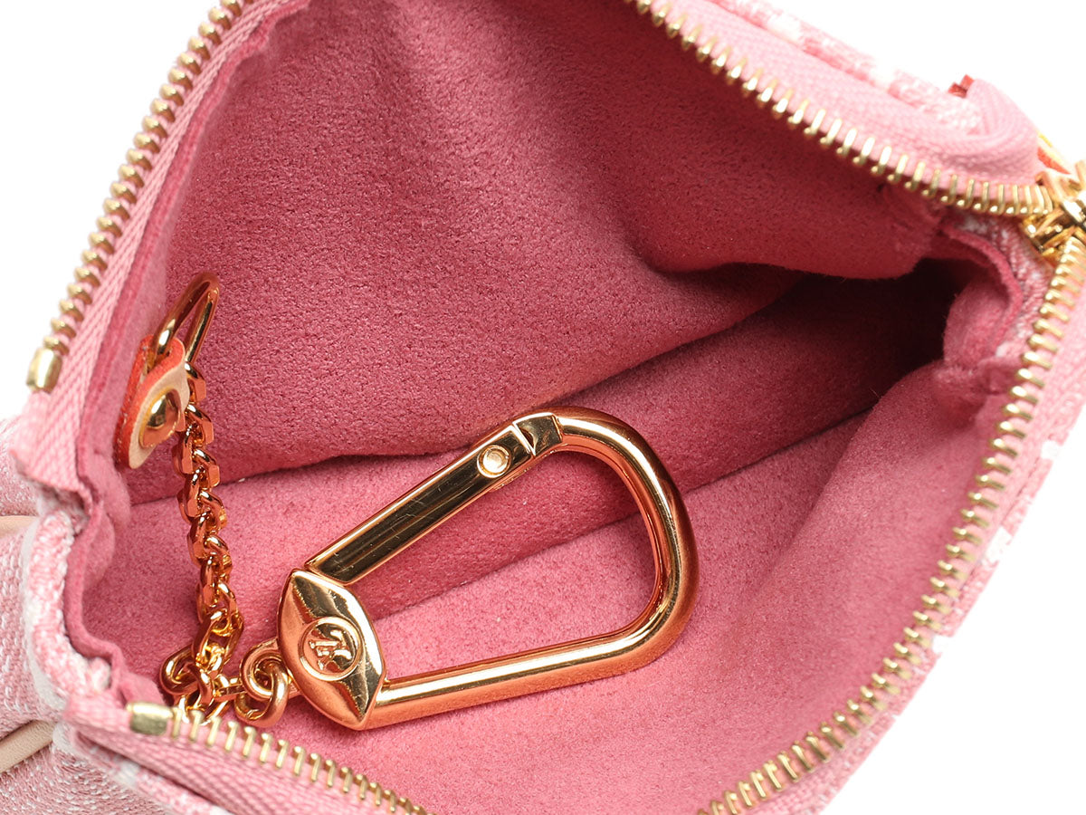 Louis Vuitton Micro Pochette Accessoires Denim Jacquard Pink for Women