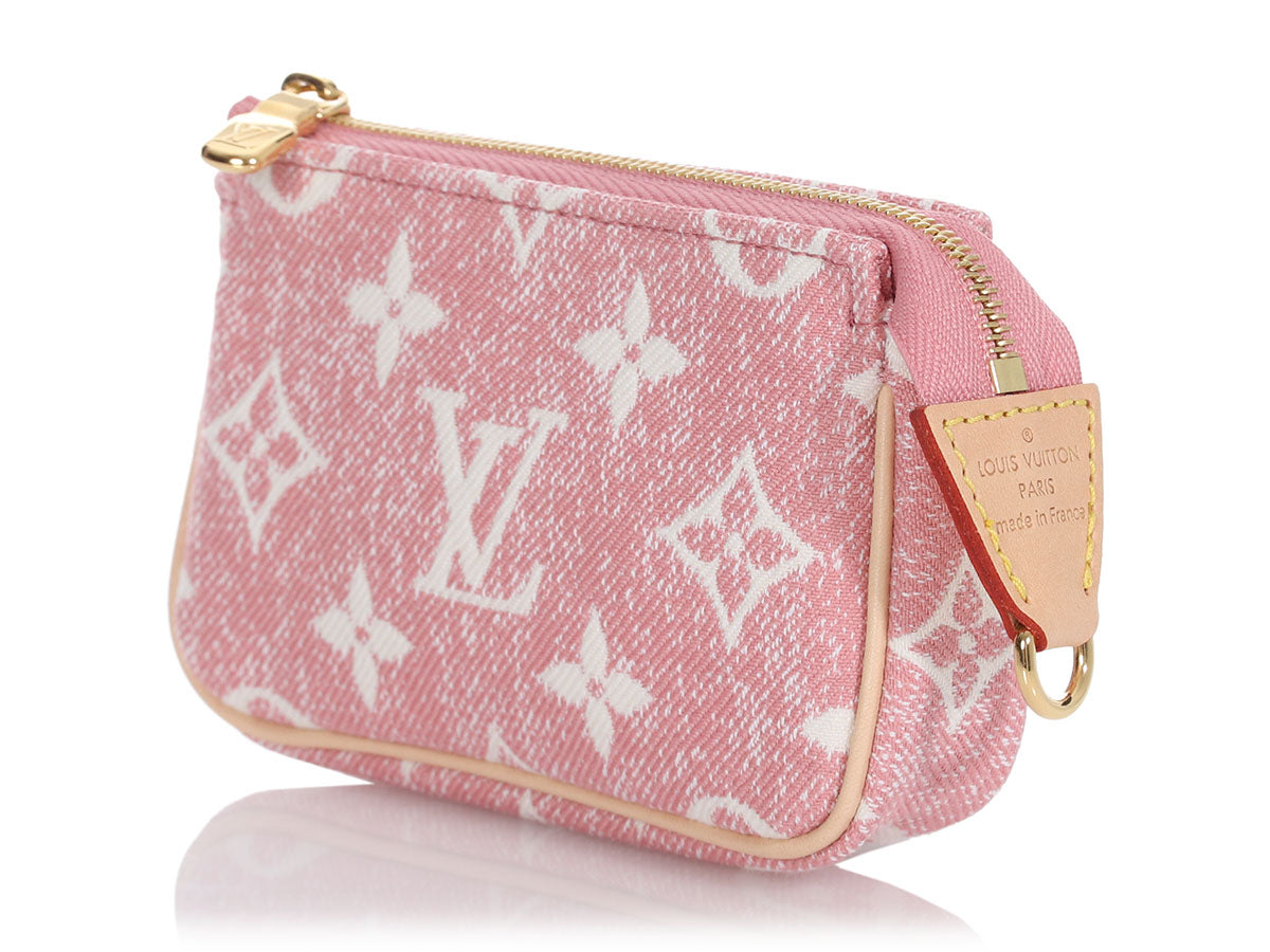 Louis Vuitton Micro Pink Denim Pochette Accessoires - Ann's Fabulous  Closeouts