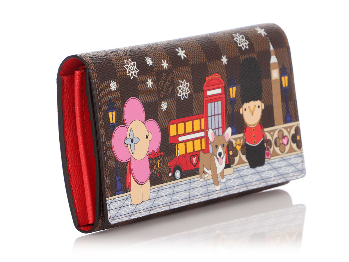 Louis Vuitton Limited Ed Christmas Animation Round Coin Purse 2021