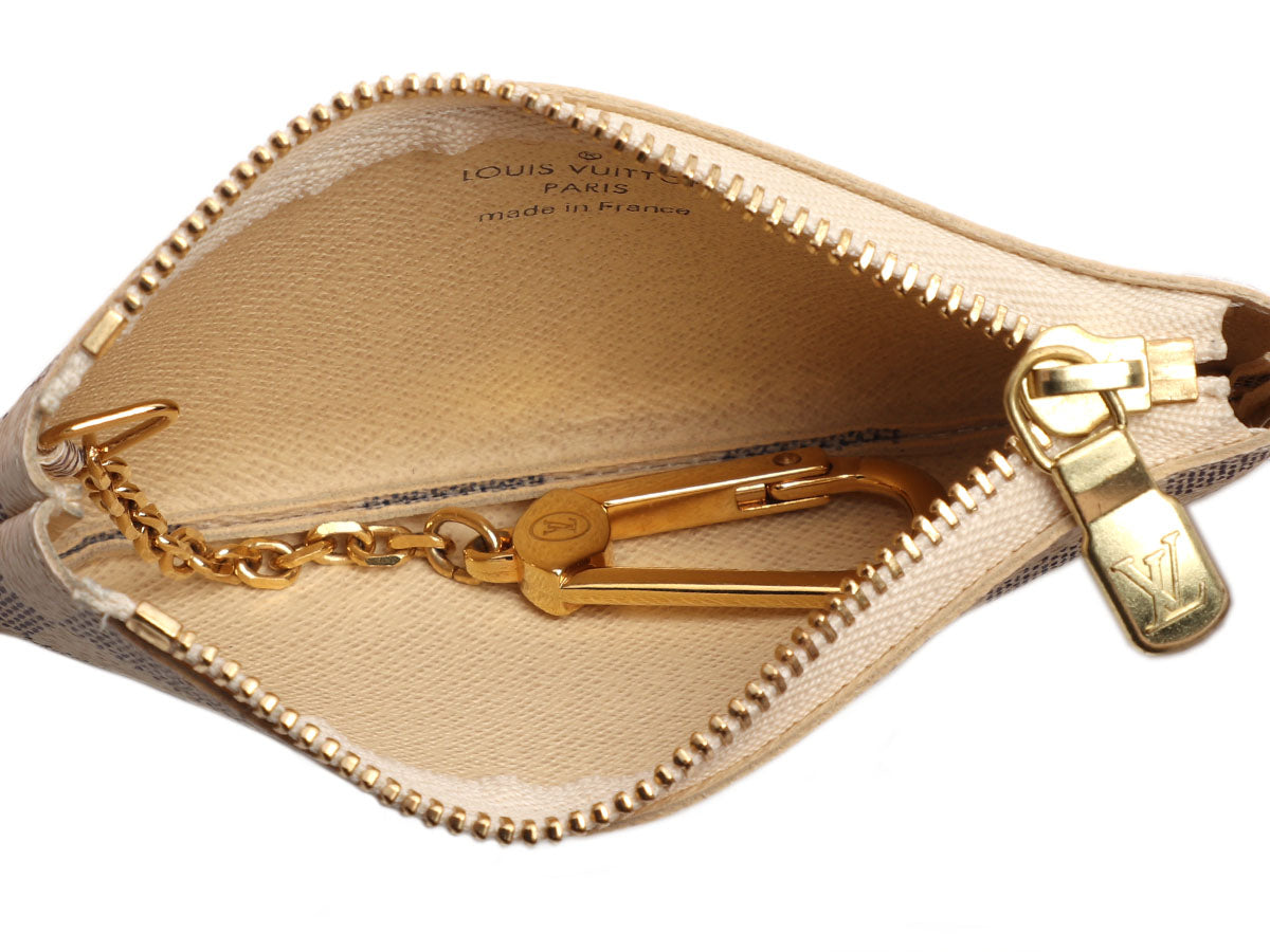 Louis Vuitton Damier Azur Key Pouch - Ann's Fabulous Closeouts