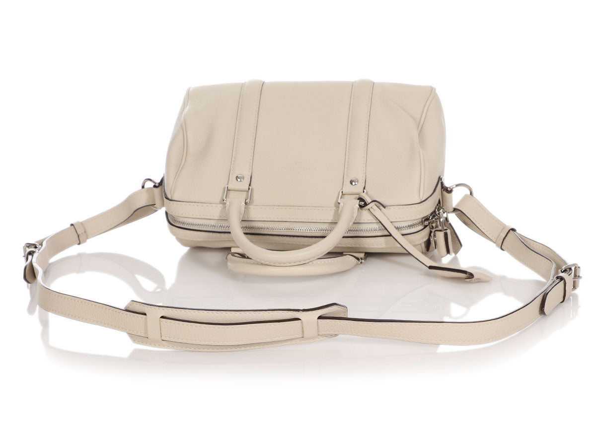 Sofia coppola leather travel bag Louis Vuitton White in Leather - 33034199