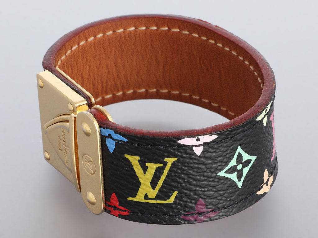 Louis Vuitton Black Multicolore Monogram Koala Bracelet