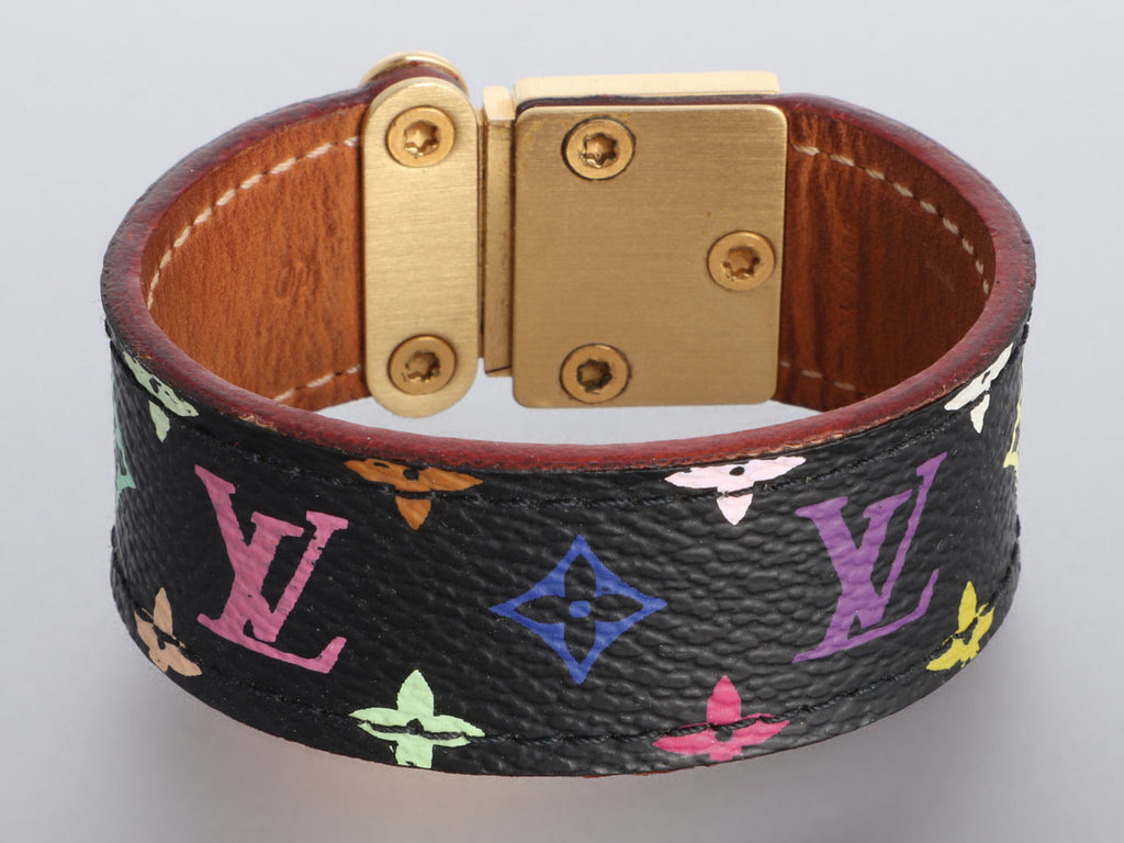 Louis Vuitton Black Multicolore Monogram Koala Bracelet