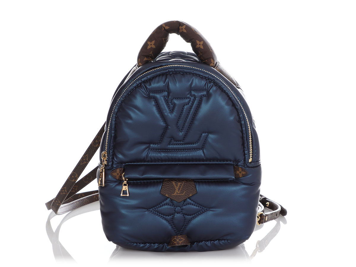 black louis vuitton backpack mini Louis Vuitton Mini Navy Pillow Palm Springs Backpack