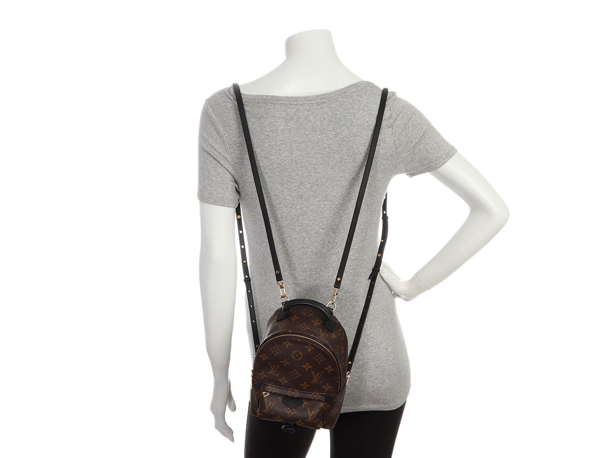 louis vuitton backpack big Louis Vuitton Mini Monogram Palm Springs Backpack