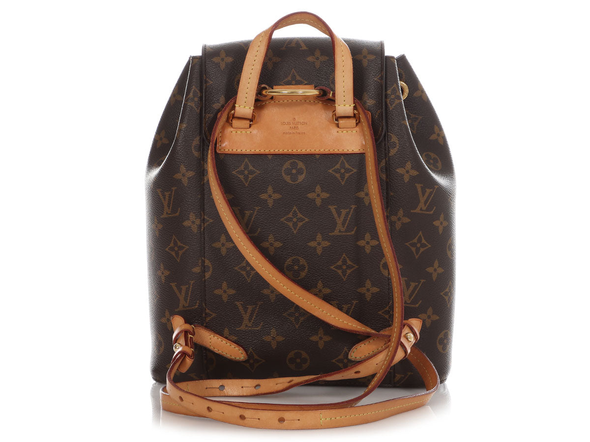 louis vuitton backpack montsouris monogram nm brown Louis Vuitton Monogram Montsouris NM