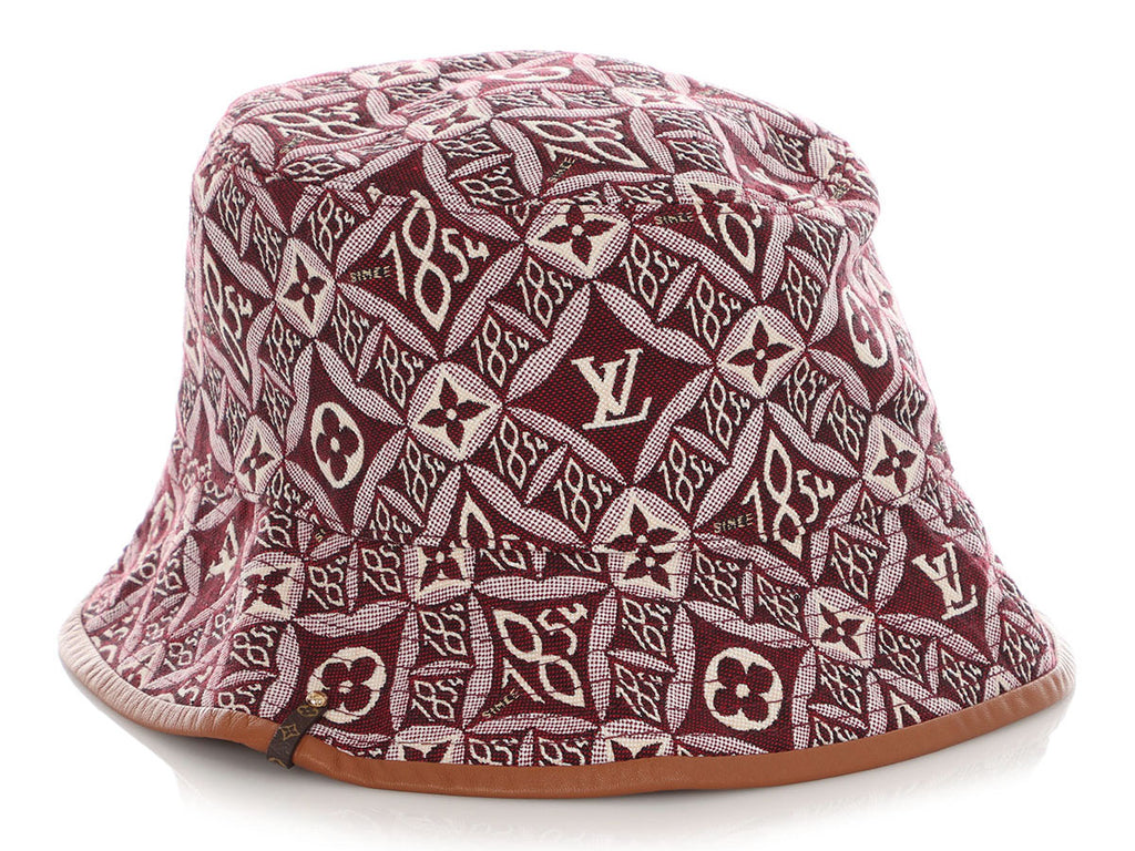 Louis Vuitton Burgundy Since 1854 Bucket Hat