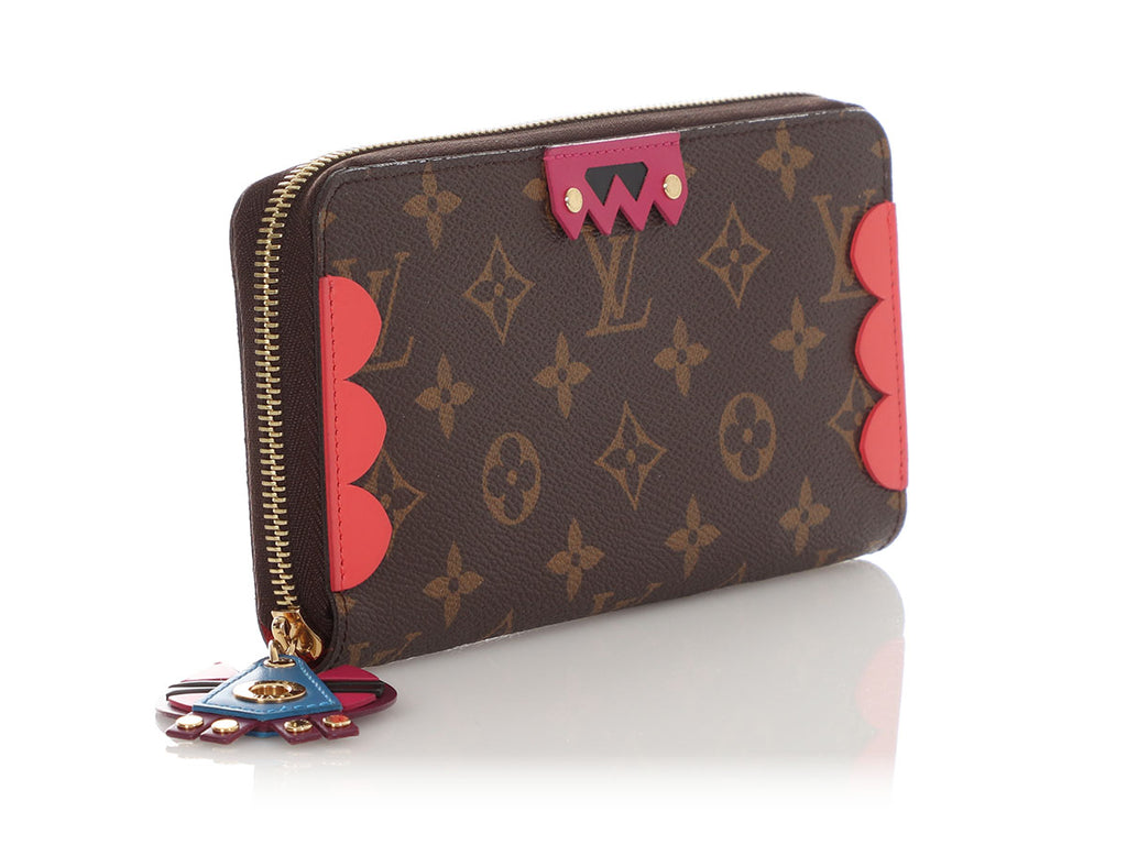 Louis Vuitton LE Flamingo Monogram Totem Zippy Wallet