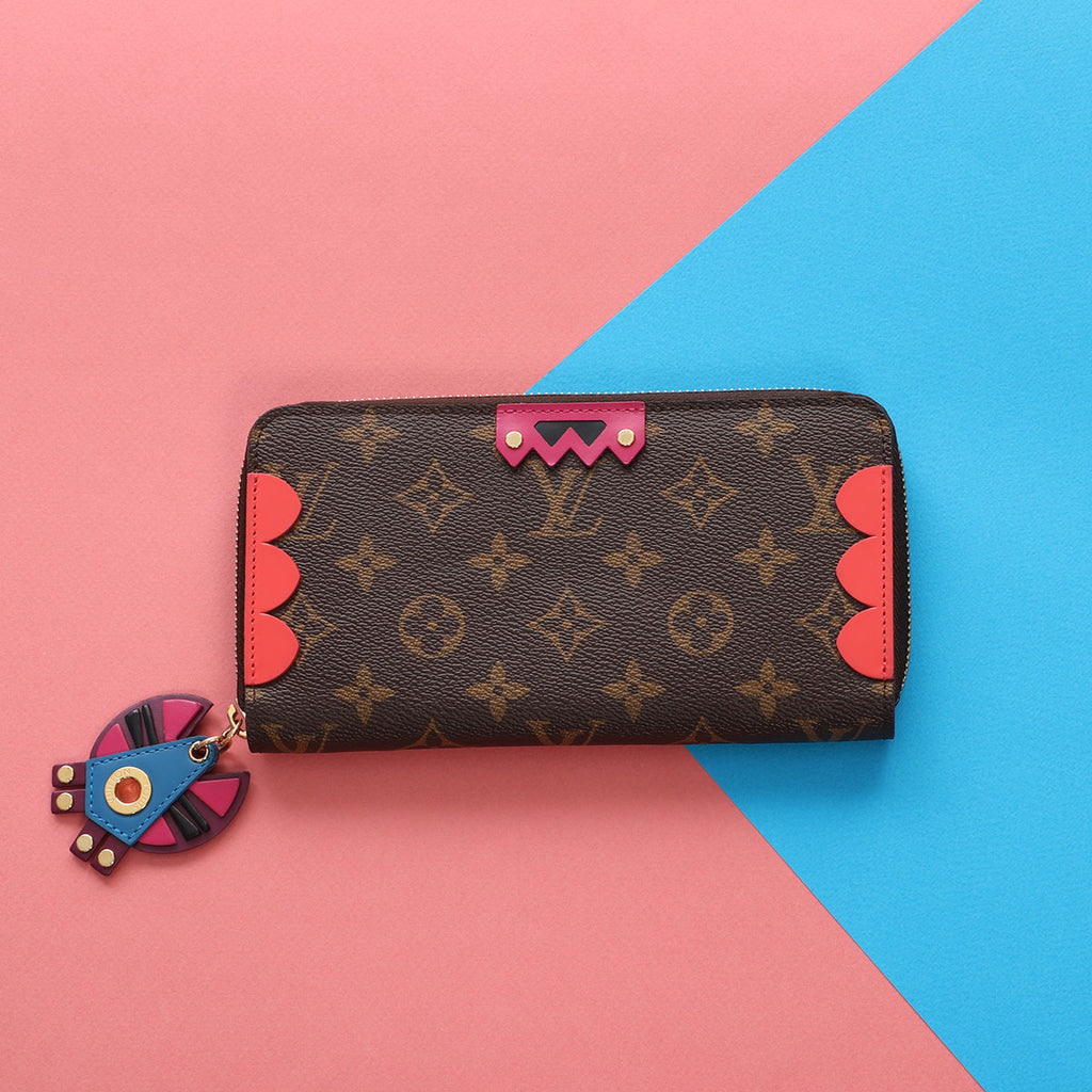 Louis Vuitton LE Flamingo Monogram Totem Zippy Wallet