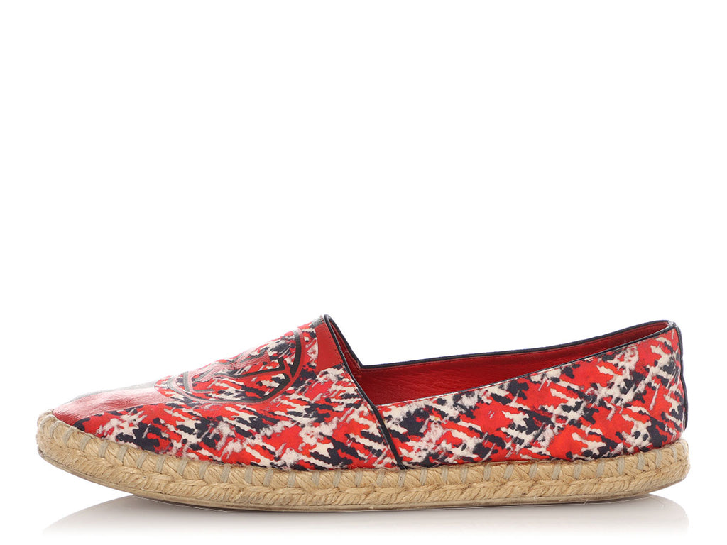 Louis Vuitton Red Postcard Espadrilles