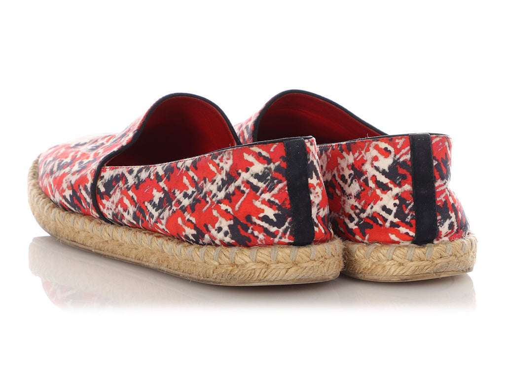 Louis Vuitton Red Postcard Espadrilles