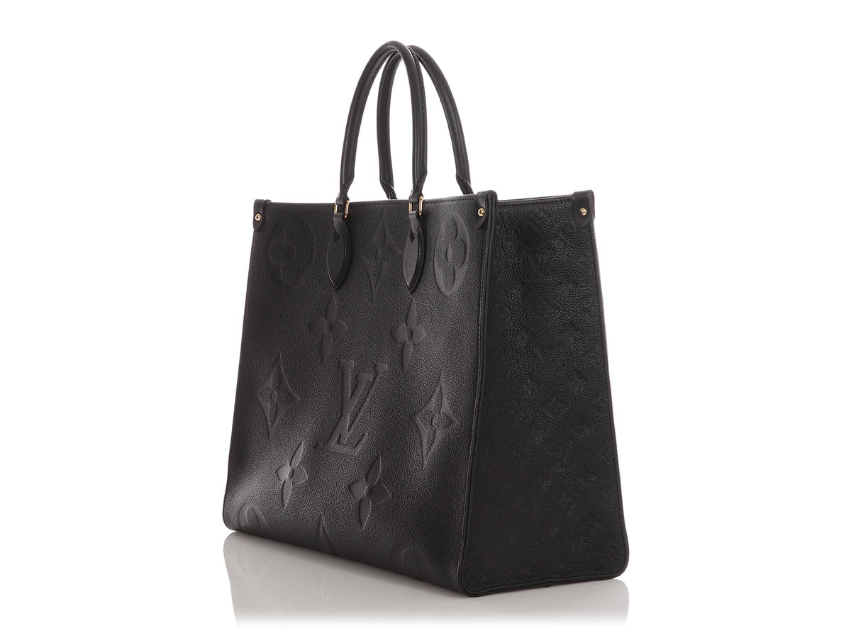 Louis Vuitton Black Monogram Empreinte Giant OnTheGo GM Ann's