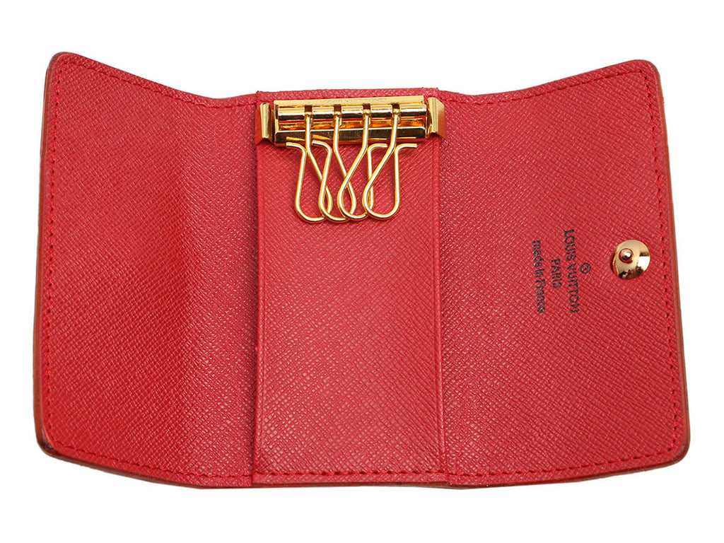 Louis Vuitton Black Multicolore Monogram Multicles Four Key Holder