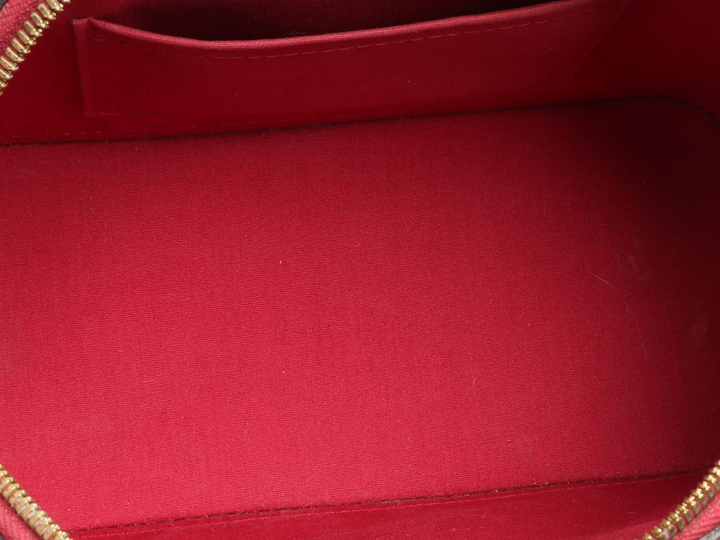 Louis Vuitton Red Vernis Alma BB