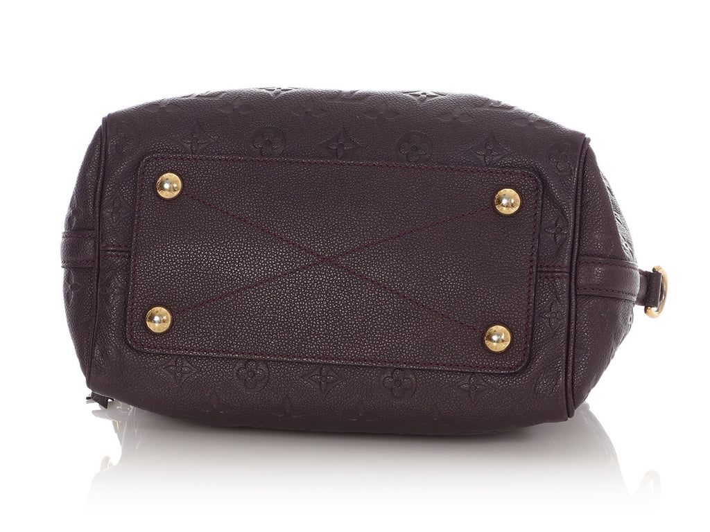 Louis Vuitton Aubergine Empreinte Speedy Bandoulière 25