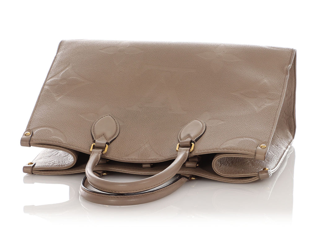 Louis Vuitton Beige Monogram Empreinte Onthego MM