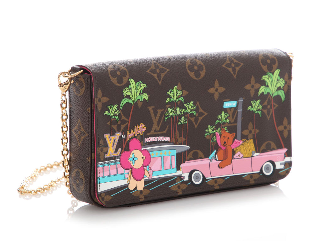 Louis Vuitton 2021 Monogram Christmas Animation Hollywood Félicie Pochette