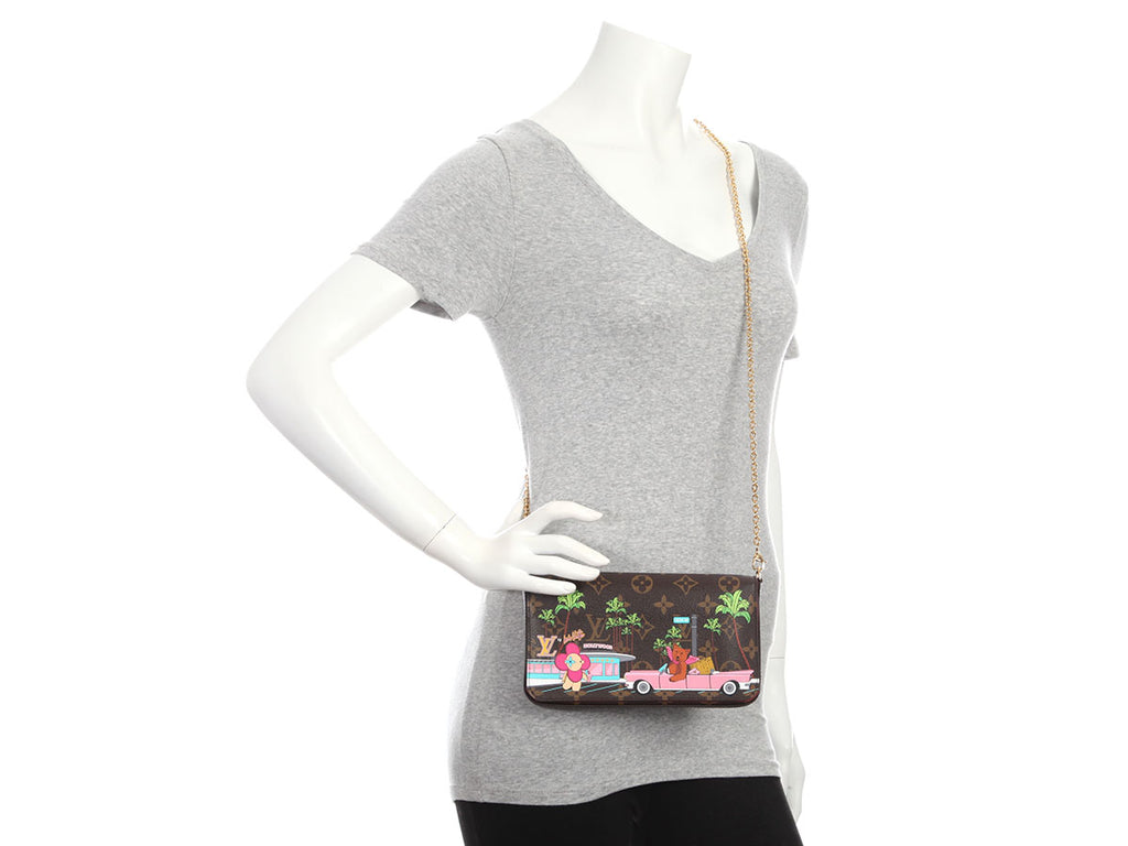 Louis Vuitton 2021 Monogram Christmas Animation Hollywood Félicie Pochette