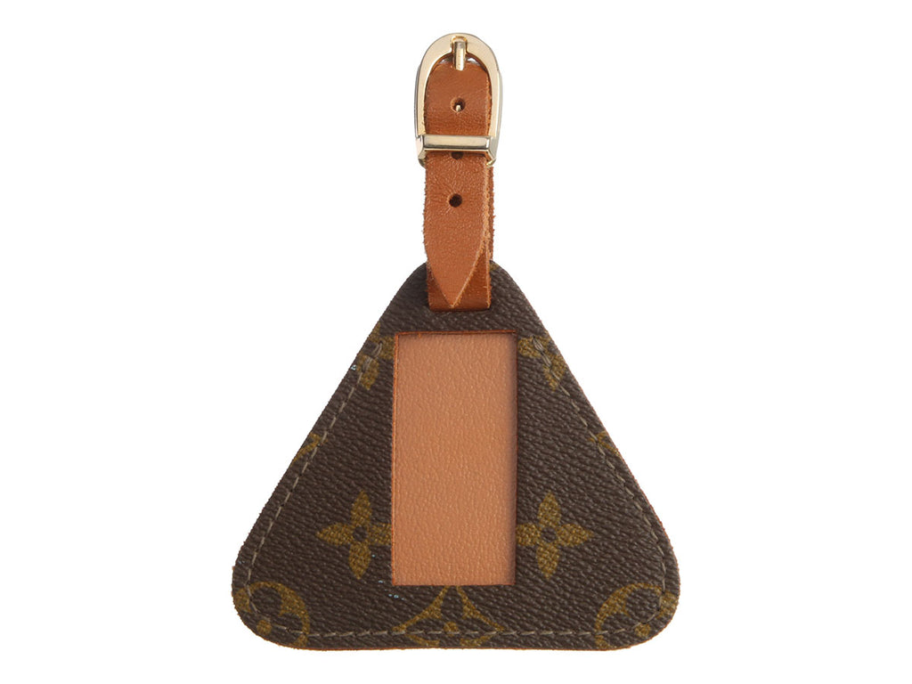Louis Vuitton Vintage Monogram Triangle Luggage Tag