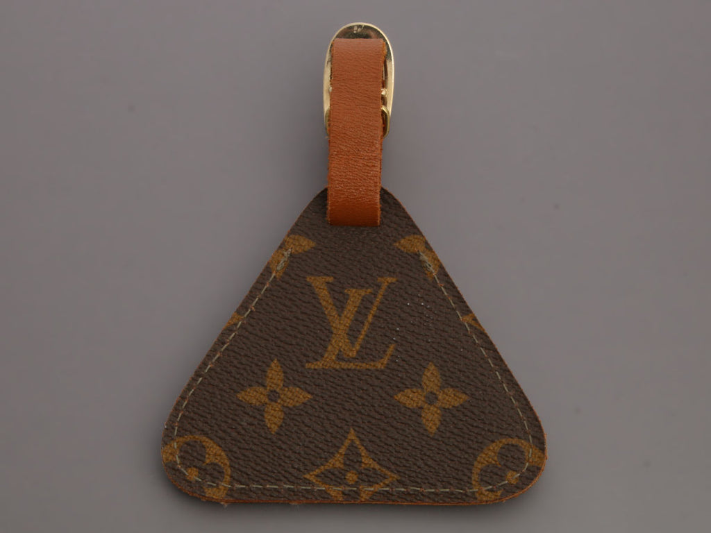 Louis Vuitton Vintage Monogram Triangle Luggage Tag