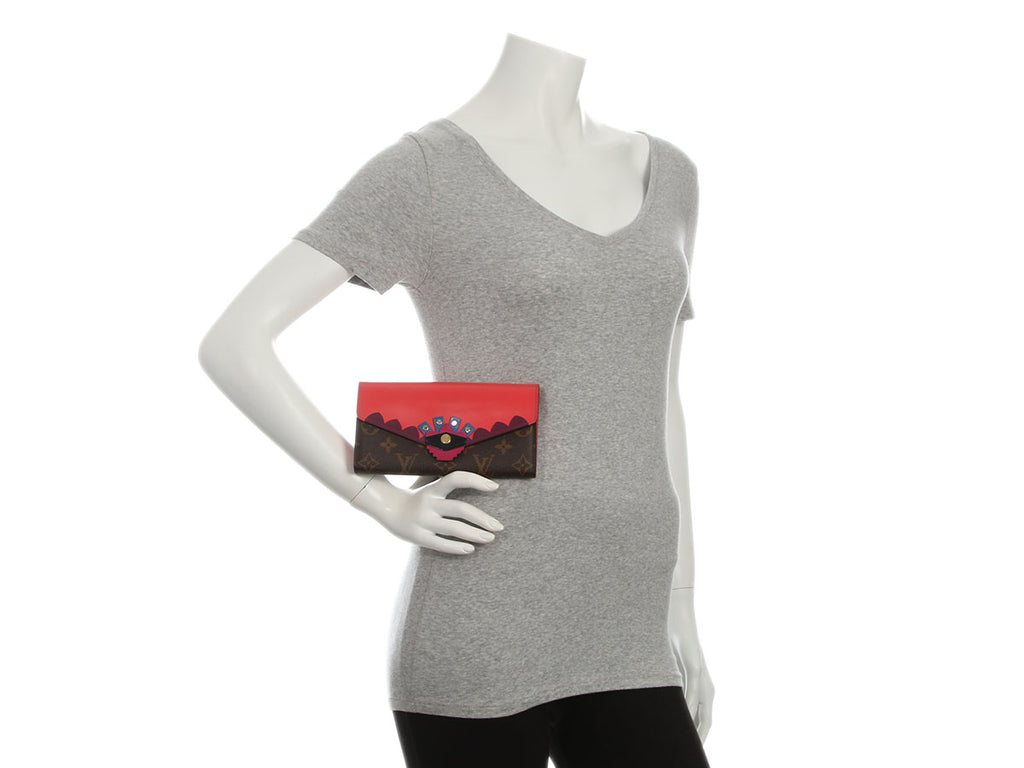 Louis Vuitton Monogram Totem Sarah Wallet