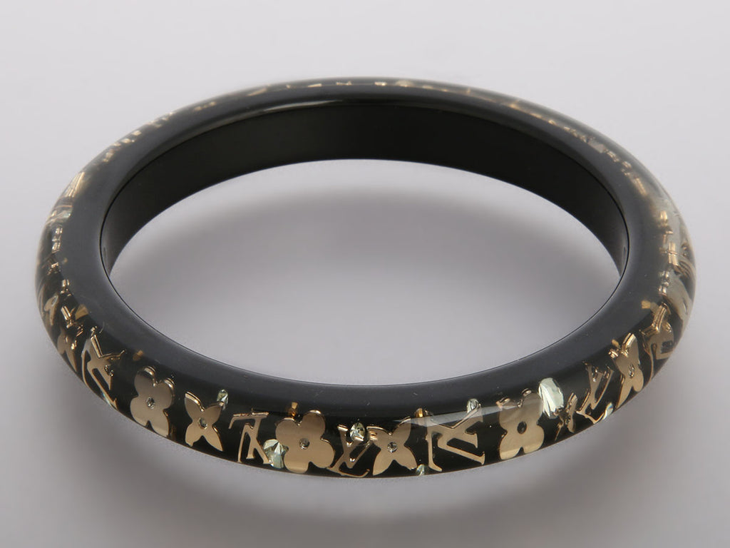 Louis Vuitton Narrow Black Inclusion Bracelet